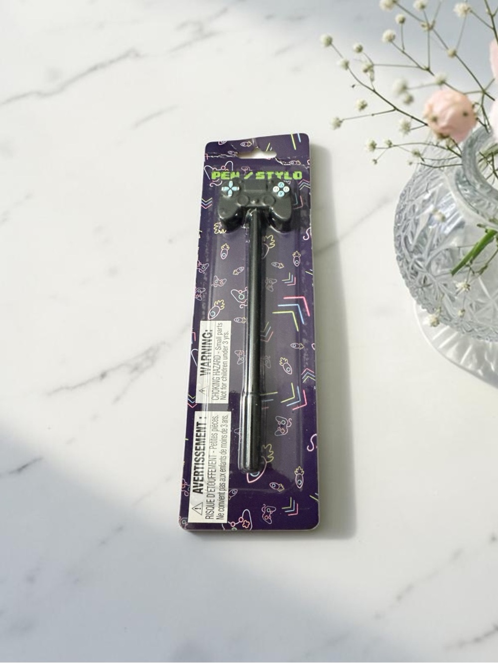 Black Game Controller Novelty Stylo Pen NIP
